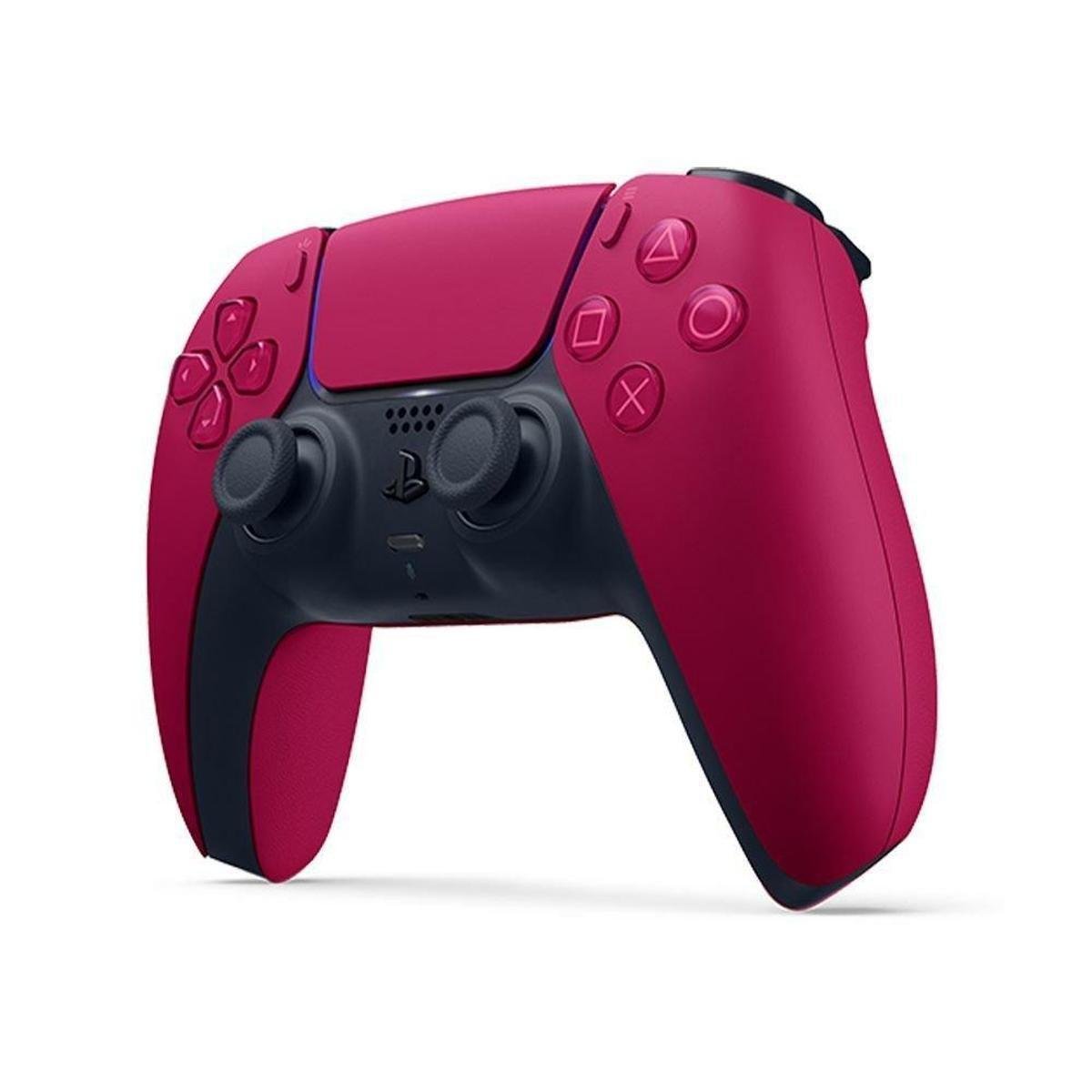 Controle sem fio DualSense Cosmic Red Sony - PS5reto+Vermelho